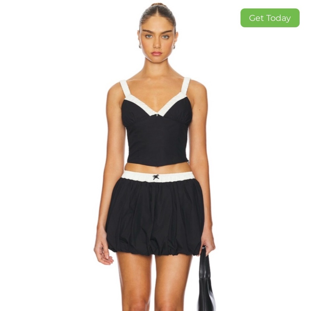 REVOLVE NIA BUBBLE SKIRT SET NWT